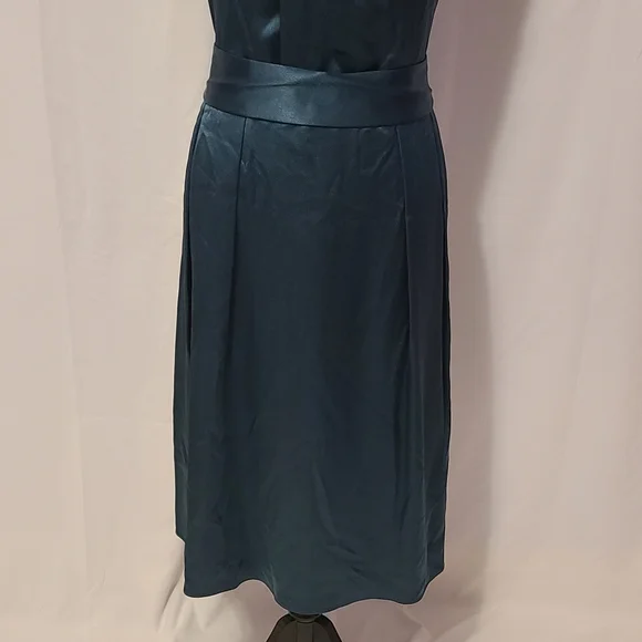 Talbots Dark Turquoise Dress - Picture 3 of 10